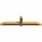 Ekena Millwork Eugene Smooth Timber Gable Bracket, Western Red Cedar, 84"W x 21"H x 5 1/2"D x 5 1/2"F, 6/12 Pitch GBW084X21X0606EUG00SWR - alternate 3